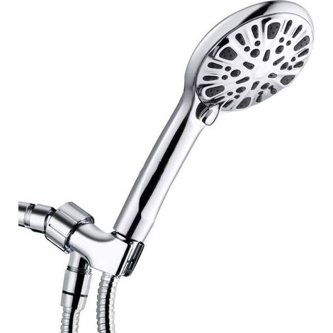 Pommeau De Douche. Douchette Douche Salle de Bain avec 9 Modes Haute Pression Economie d'eau -(plaqué douche simple) (1/5)