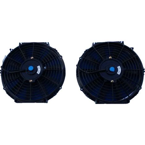 Carénage de radiateur, Aluminium, Capacité de refroidissement accrue, S'adapte au Nissan Y60 PATROL GQ 4.2L essence, Comprend deux ventilateurs de 12 pouces, Réservoirs soudés TIG (1/5)