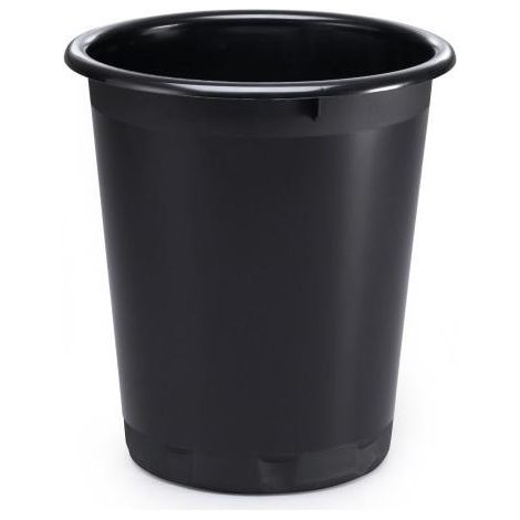 DURABLE BASIC Papierkorb Schwarz 13 Liter