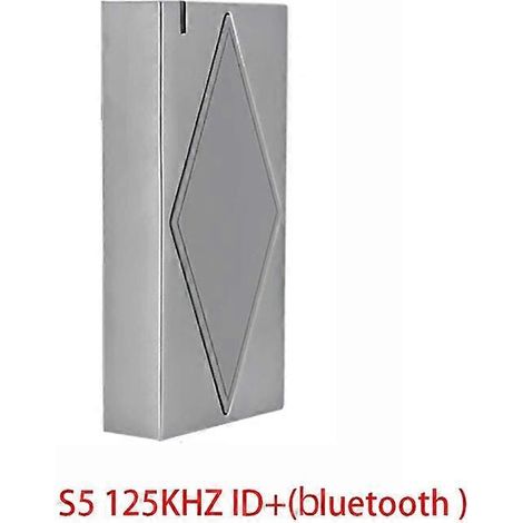 Lecteur de cartes Bluetooth S5 étanche IP66, compatible EM 125 kHz ou IC 13,56 MHz, boîtier métallique, sortie WG26/34, S5 ID (1/5)