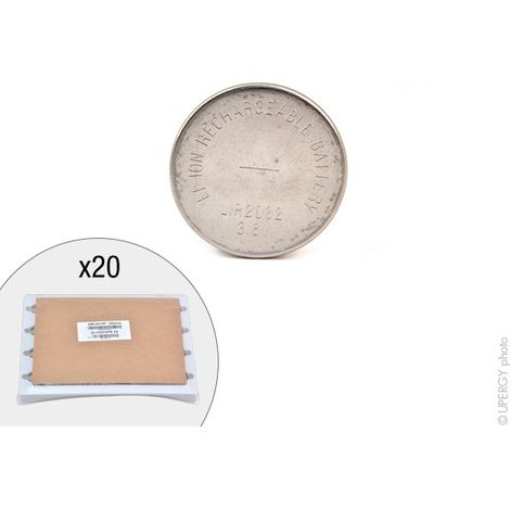 NX - Accus bouton Lithium LIR2032 3.6V 40mAh