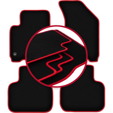 CARLUX-RED Auto-Fußmatten für: Dodge Journey JC49 Crossover (2007-2016) (1/5)
