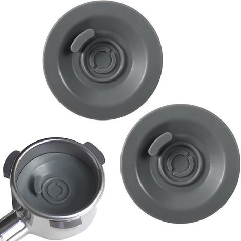 2 discos de limpieza universales para cafeteras con mango de 54 mm (1/5)