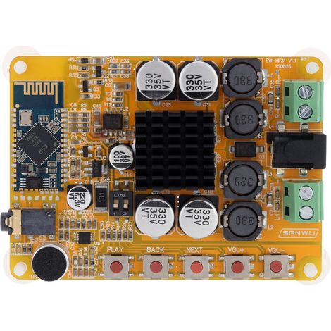 BT 4.0 250W 2-Wege-Funk-Digital-Stereo-Stereo-Verstärkermodul Audio-Empfänger TDA7492