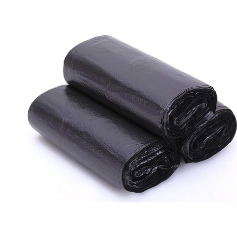 Petits sacs poubelles de 1,2 à 1,5 gallons, sac poubelle noir, sacs poubelle pour corbeille à papier 120 unités (1/4)
