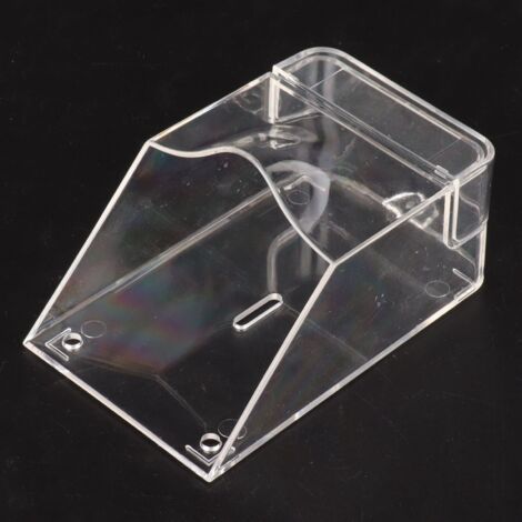 SABIR Couvercle de pluie en plastique pour sonnette, couvercle de verrouillage de contrôle d'accès étanche avec contrôle d'empreintes digitales pour CACAZI (1/5)