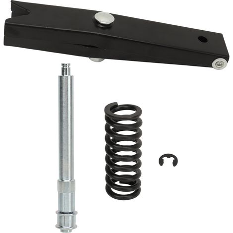 RASTKY Pin à Charnière de Porte et Kit de Réparation de la Bague avec Ressort + Tronçon Supérieure Supérieure à Rouleau à Roulettes avec Charnière Spring Porte à Ressort Remplacement de l'outil. (1/5)