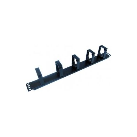 Pannello passacavi con anelli 1U POWPW900401U19A per armadi rack 19