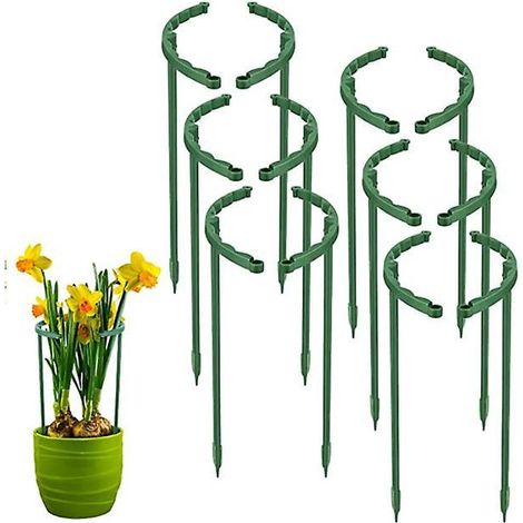 6 Supports Pour Plantes - 25cm, Support En Treillis Pour Plantes Grimpantes, Support Pour Cage  Plantes, Support Pour Pomme De Terre, Support Semi (1/3)