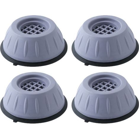4 pièces coussinets anti-vibrations, support anti-chocs pour lave-linge et sèche-linge, amortisseurs silencieux pour sol dur (1/4)