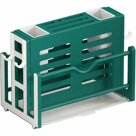 Accessoire de rangement pour cuisine Plateau de cuisine polyvalent porte-couteau de cuisine porte-couteau couvercle de la casserole de stockage d'eau. (1/5)