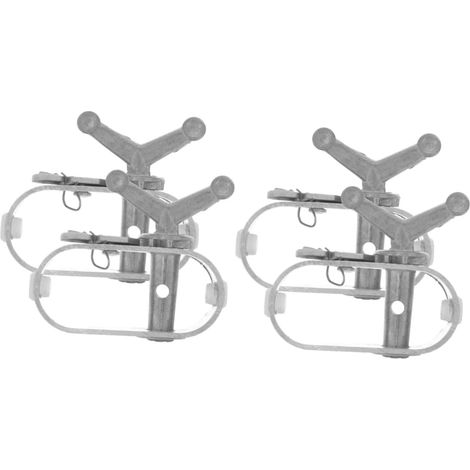 4 Pièces Tendeur de Fil extracteur Outil de Fil Tire-Fil Serrer Trousse Lourd Tendeur de Treillis Pince à sertir Le câble treuil tendeur de câble pour Fil du câble Acier a3 (1/5)