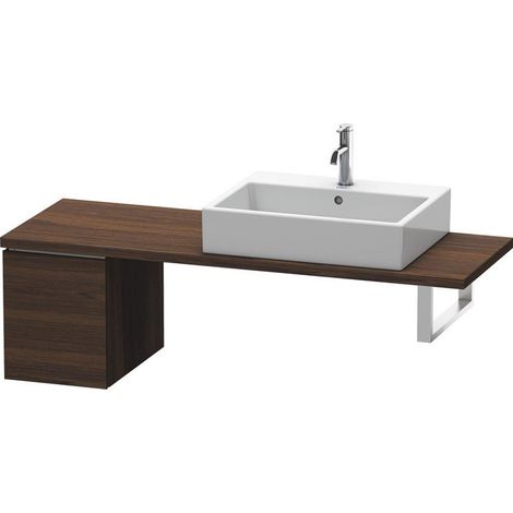 Consolle bassa L-CUBE 320x477x400mm noce geb