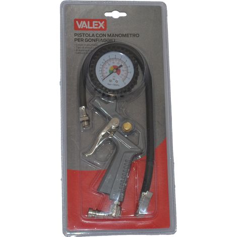 Pistola con manometro per gonfiaggio Valex 1559890 per compressore aria (1/4)