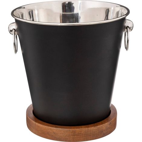 Champagnerkühler café bordelais aus schwarzem mangoholz - Sg secret de gourmet (1/5)