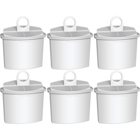 Ersatz Wasserfilter Filterpatrone für Braun AromaSelect Cappuccino FlavorSelect Thermo thermoplus Cafe House KF510 KF520 KF 540 KF550 KF560 - 6 Stück