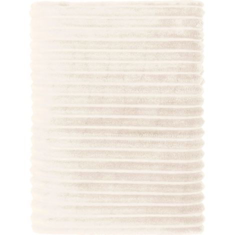 Plaid polaire cocooning 150x200 écru