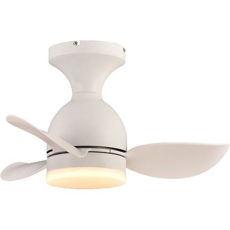 Ventilador de techo LED "Julie" regulable con control remoto (20W 3CCT 2000lm) IP20 Ø56cm color blanco (1/5)