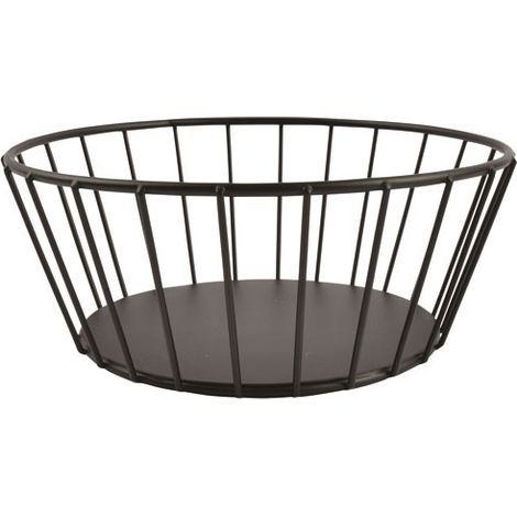Metallkorb 17x7cm Schwarz - Fine Dining Living