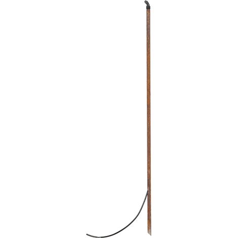Stocker Düsenerhöhungsstange 80 cm, aus Eisen, mit 1,70 m Rohr, Gummianschluss und 135°-Anschluss ø 6 mm für Geyser (1/2)