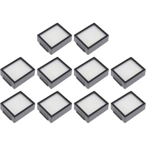 Pack of 10 filters compatible with Roomba robot vacuum cleaner series i and e i7 + E5 E6 I3 (1/5)
