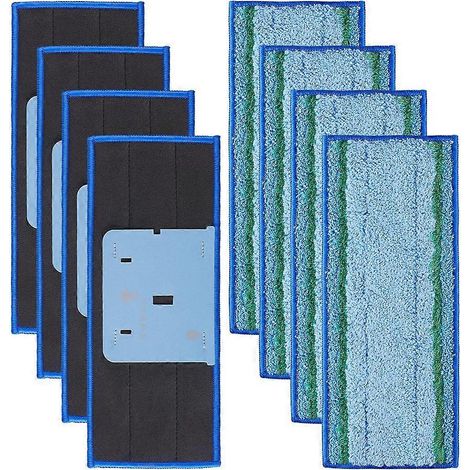 Lingettes de rechange compatibles avec le robot balai iRobot Braava Jet M6, lingettes lavables. (1/5)