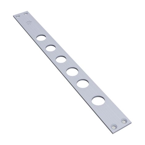 CONTROPIASTRA CP2530/28 SECUREMME  INOX MM 356X35 H.MM 3 I.MM 28 X 2431 2681
