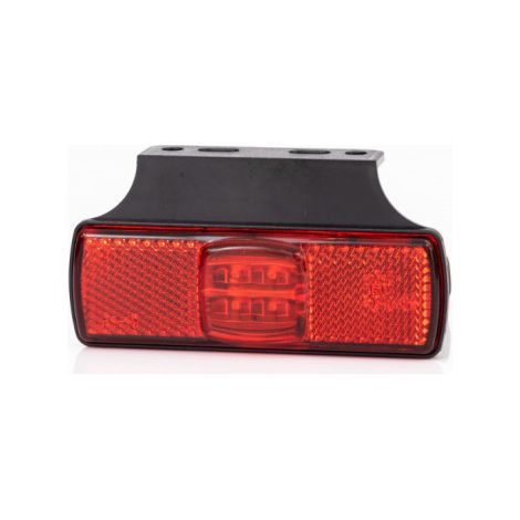 FEUX DE GABARIT LED 12/24V ROUGE SUR EQUERRE + CONNECTIQUE QS075 click-in (1/3)