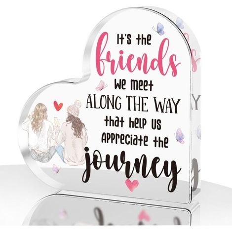 Plaque décorative cœur acrylique, décoration familiale pour papa maman sœur(15 cm) (1/4)