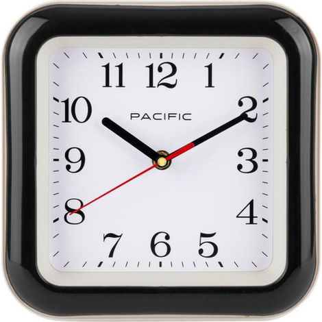Reloj de pared negro Pacific PCZ-203 (1/2)