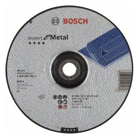 Bosch Accessories 2608600225 2608600225 Trennscheibe gekröpft 230 mm 1 St. Stahl