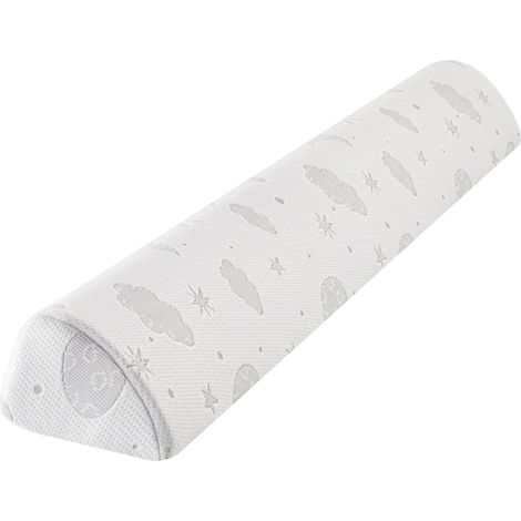 Barrière de Lit pour Enfants - Garde-Corps en Mousse Unique en Forme de Semi-Larme avec Grip Antidérapant, Housse Respirante, Imperméable (1/5)