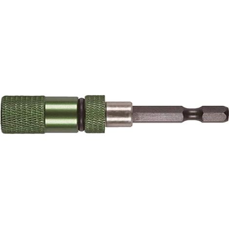 Hikoki 752390 Porta punta magnetico ideale per inserto in cartongesso 1/4 lungo 60 mm