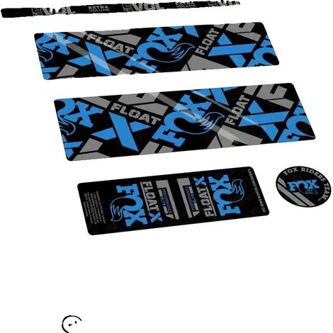 Autocollants, Vinyle Durable, Design Personnalisable, Bleu 517 (1/2)