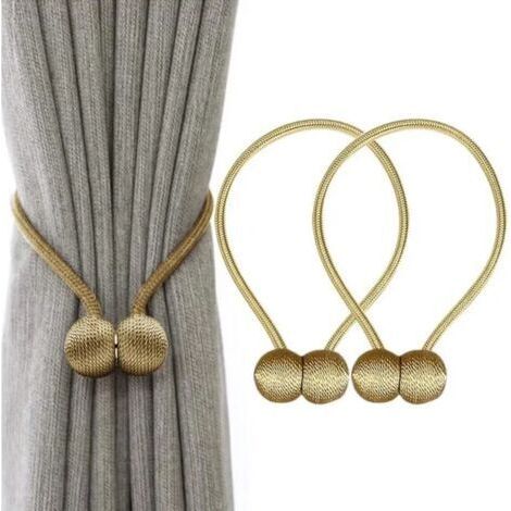 Embrasses Rideaux Embrasse Rideau Aimante Tressage Magntiques Rideaux Boucle Bronze PZCC