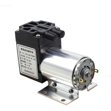 Z512-604-3000N 12V mini vacuum pump negative pressure suction pump pumping pump 5L/min 65-120kpa with stand (1/4)