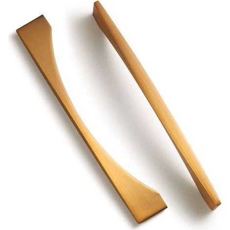 TAISHENGDA-6 Stück schwarze Küchenschrankgriffe, T-Griffe für Schubladen (Lochabstand 192 mm, Kaffeebraun) (1/5)