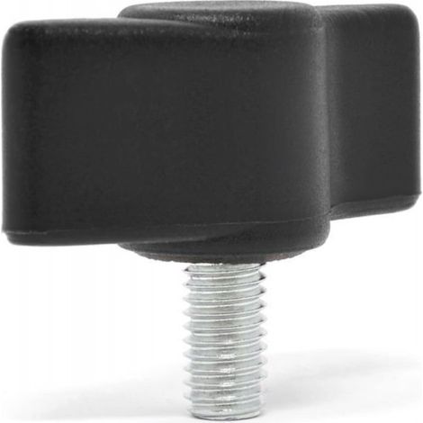 Boulon - ecrou - rondelle Design61 4 vis a ailettes en plastique avec boulons filetes en acier M5 x 10 mm. (1/4)