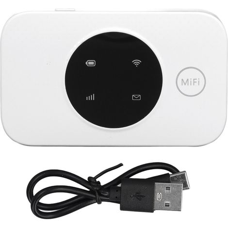 4G Portable WiFi Router 300Mbps Mobile WiFi Hotspot 3000MAh Batterie Jusqu'à 10 utilisateurs Routeur de voyage de poche pour le camping en plein air (1/5)