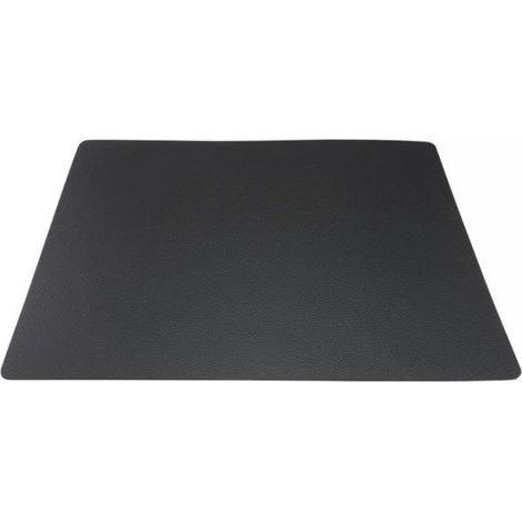 Set de table en cuir recyclé brut Leather noir - 450 x 330 x 2 mm - SECURIT (1/4)