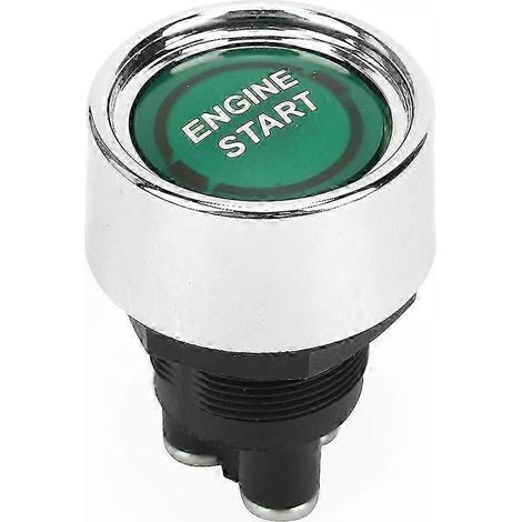 Universeller LED-Zündstart-Stopp-Knopf für Wohnmobile und Rennwagen – Grün (1/2)