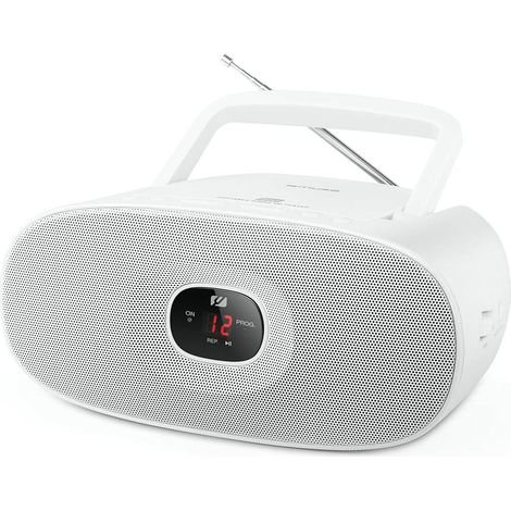 Muse MD-202RDW Radio portatile con lettore CD Bianco (1/5)