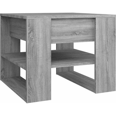 Maison Exclusive - Table basse sonoma gris 55,5x55x45 cm bois d'ingénierie (1/5)