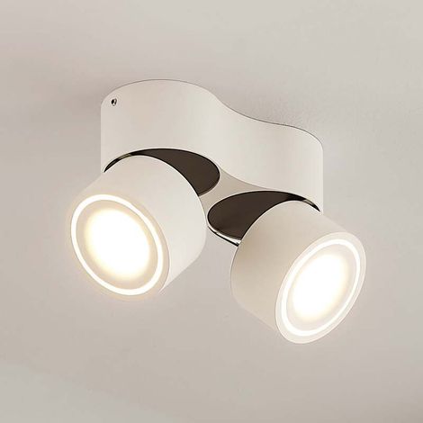 [NEUWERTIG] B-Ware Arcchio Deckenstrahler Rotari LED Strahler dimmbar 2-flg warmweiß 1362lm weiß (1/2)
