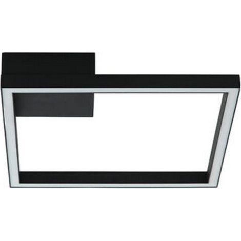 Plafonnier LED 12W Variable Noir Sablé ZAMBELIS - Blanc chaud - 3000K (1/2)