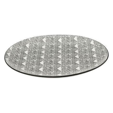 Service de table Bohême 18 pièces à motif ethnique (1/2)