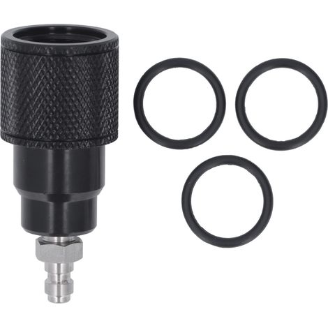 Couvercle de pompe de gonflage haute pression, précis, 30mpa, eau, huile, capuchon de cylindre en aluminium et en acier (1/5)