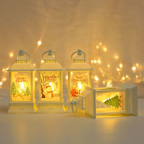 pièces ornements de noël, lampes de chevet décoratives LED style Noël pour bureau, veilleuses ornées YMYNY → ACKERMAN (1/5)