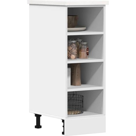 Unterschrank Riga Weiß 30x44,5x81,5 cm Holzwerkstoff
