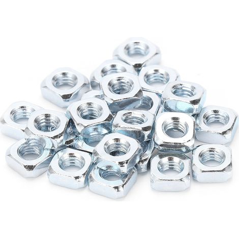 Écrous carrés en acier inoxydable 7x7mm - Lot de 24 pièces pour fixation robotique, accessoires 4803‑0007‑0007 (1/5)